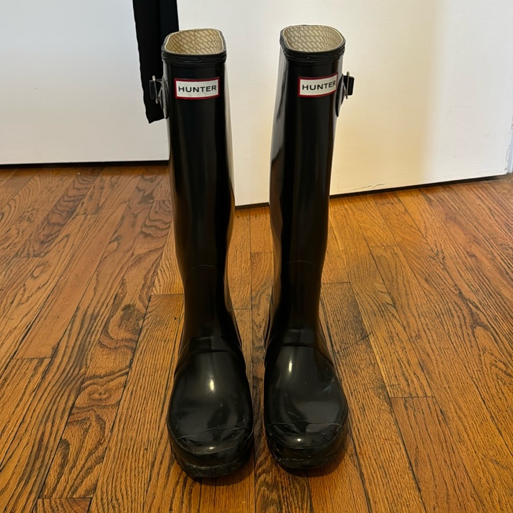 Hunter Women’s Tall Original Black Rainboots